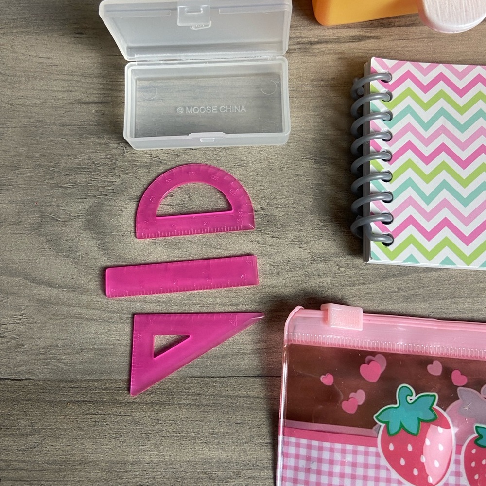 Set of Doll School Supplies,‎ Popsicle Backpack for 18” Doll. - Picture 2 of 5